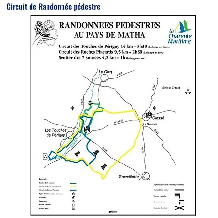 Vendégház La Des Charentes Les Touches-de-Périgny